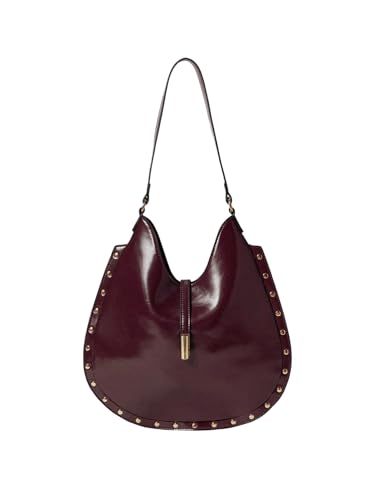 Milumia Women's Studded Hobo Shoulder Bags Vintage Top Handle Slouchy Tote Bags