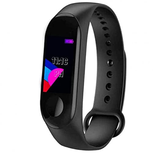 Mabron (1 Year Warranty) M3 Smart Fitness Band with Activity Tracker/Waterproof Body/Calorie Counter/Blood Pressure Meter/Pedometer/Heart Rate Monitor/OLED Display for Android-picture-31