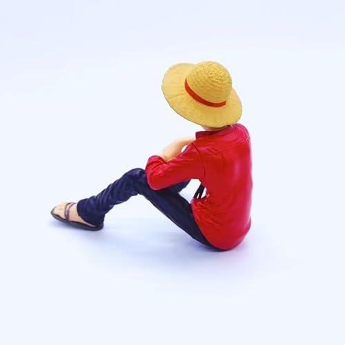 Image of Premium Action Figures Collectible for Office Desk, Study Table, Car Dashboard, Decoration for Anime Lovers, Fans, Kids, Collectors (Red Shirt)