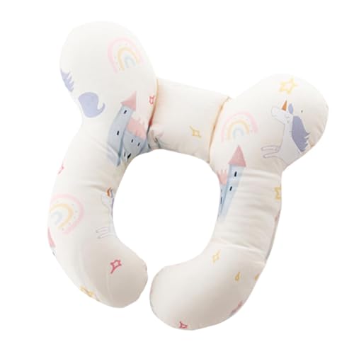 Shxupjn Cojín de viaje para niños, almohada de lactancia para niños en de U, almohadas portátiles para lactancia materna, almohada cómoda para reuniones familiares y salidas
