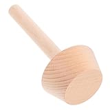KOCKSHION Tortenstampfer Aus Holz Gebäckstampfer Für Backen Werkzeug Zum Formen Von Torten Einfache Und Effiziente Tortenherstellung Natürliche Holzfarbe Für Traditionelles Backen