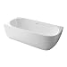 Produktbild BERNSTEIN Freistehende Badewanne aus Sanitäracryl Wanne mit Doppelwandiger Konstruktion 170 x 75 x 60 cm - 5 Jahre Garantie - Standbadewanne Lena Corner in Weiß glänzend, Acryl-Wanne Einbau Links