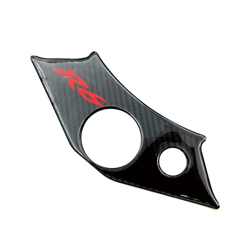 POLOUK Für Y&amaha R6 YZFR6 YZF-R6 YZF600 1998–2002 Motorräder 3D-Tieferlegung Gabelbrücke Vorne Obere Obere Klemme Carbon Aufkleber Abziehbilder