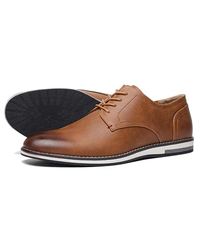 Men's Orthopedic Dress Shoes Business Oxford Derby Shoes Casual Leather Walking Flats