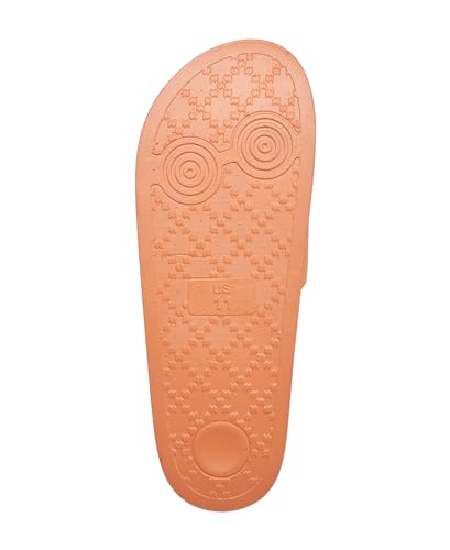 Image of True Religion Men's Logo Slide Sandals - Cushioned Comfort with Bold Horseshoe Strap