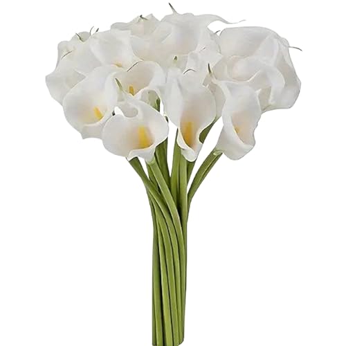 Fleurs de lys artificielles Calla pour décorations de mariage et bouquets de table élégants