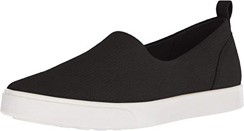 ECCO Women's Gillian Casual Slip On Sneaker, Black, 37 M EU (6-6.5 US)