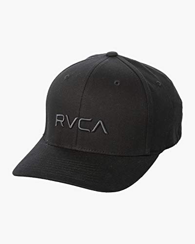 Image of RVCA Seasons Flexfit Cap | Curved Visor Brim | Dobby Fabrication | 6 Panel Flexfit Cap for Men