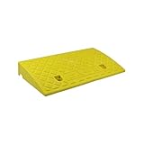  ANSNOW Marchepied Jaune, 5Cm / 7Cm / 9Cm Rampes de Bordure En Plastique Rampes de Service Routières Extérieures Rampes Pour Fauteuils Roulants/Jaune/50 * 27 * 7Cm