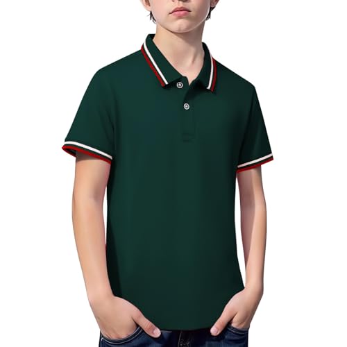Boys Girls Short Sleeved Lapel Shirt for Spring Summer Autumn Comfortable Fashionable Children's Loose Tshirt Tops2