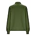 HGps8w Women's Half Button Oversized Sweatshirts Stand Collar Casual 2025 Fall Pullover Tunic Tops Loose Long Sleeve T-Shirts
