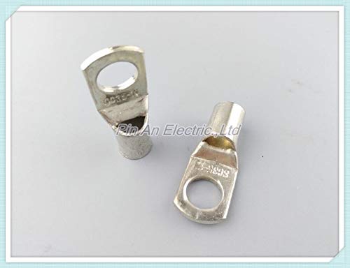 Davitu SC 35-10 35mm2 10mm Bolt Hole Tinned Copper Cable lugs Battery Terminals - (Color: 100 PCS)