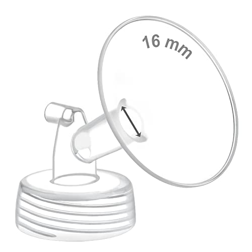 Image of Maymom Pump Part Compatible with Spectra S1,S2 Spectra 9 Plus Breastpump; Incl Wide Mouth Flange (One flange-16mm Flange) Not Original Spectra Flange; Not Spectra Baby USA Parts