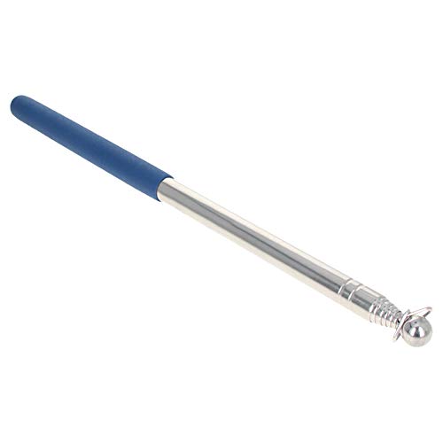 Image of Othmro 1Pcs Hollow Telescopic Teachers Pointer, Teaching Pointer Stick for Classroom, Metal Hand Retractable Pointer Extended Length 63 inch, Handheld Presenter Whiteboard Pointer (Blue)