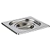 APS 81695 GN 1/6 Deckel ohne Löffelaussparung, rostfreier Edelstahl, Abmessungen 176 x 162 mm/Höhe 30 mm