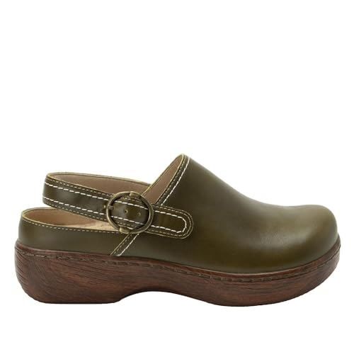 Image of Alegria Women's Olie Slingback Clog Leather Slide