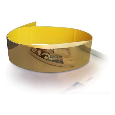 Toe Kick Cover Kickplate Baseboard Plate (Polished Brass/Gold) (5"x 102") Cover