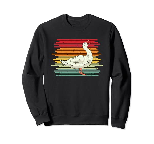Bird Farmer Retro Goose Lover Granja Animal Ganso Sudadera