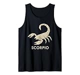 Gráfico del Zodiaco de Origami de Escorpio Camiseta sin Mangas