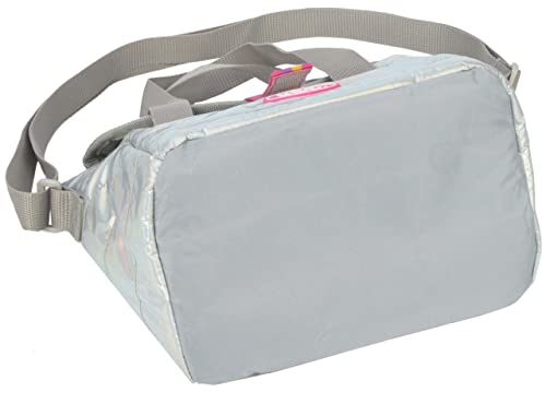 Kit Mochila Escolar Rodinhas Feminina Menina Juvenil Infantil Metalizada Chaveiro Lancheira Térmica