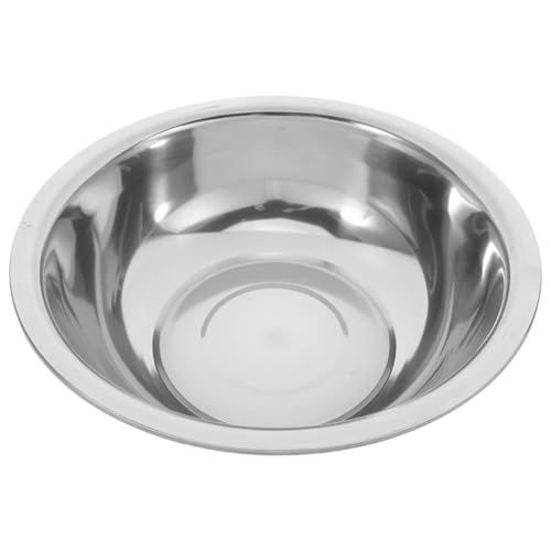 TOVINANNA Bac Inox Multiusage Bassin Inox pour Trempage et Lavage Visage Résistant Corrosion Facile à Nettoyer Basin Acier pour Lessive et Soins Quotidiens