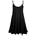 Forever Womens Plain Sleeveless Strappy Swing Dress