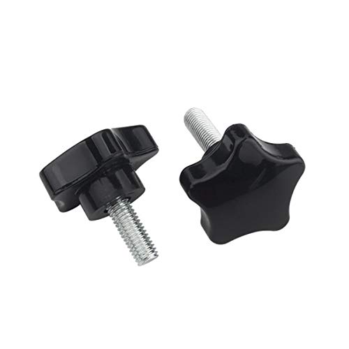 10Pcs M4 M5 M6 M8 M10 M12 Gewinde Sternförmige Kopfgewinde Klemmschraube Bolt Knob, M4x16 Cover