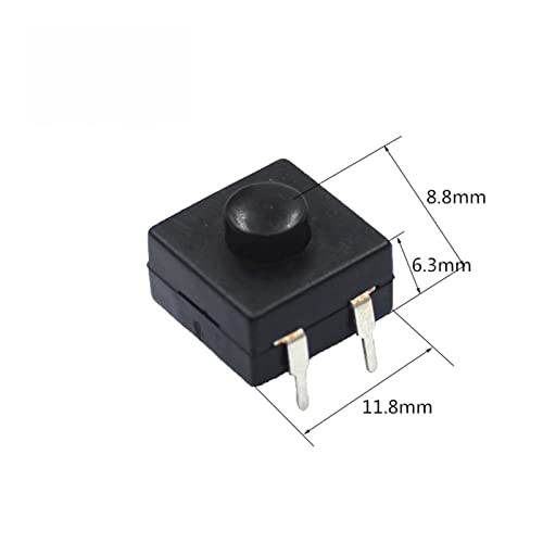 Micro interrupteur 12*213BS à double rangée verticale LED pour lampe de poche - 5