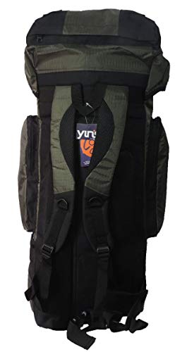 Mochila Cargueira 90 Litros Impermeável Yins Verde