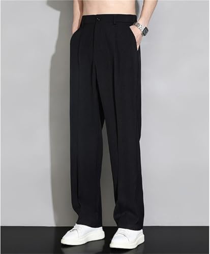 Easemotions Mens Super Stretch Ice Silk Comfort Everyday Pants, Slim Fit Lightweight Breathable Casual Trousers with Pockets4