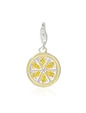 Thomas Sabo Damen Charm-Anhänger Zitrone Lemon Charm Club 925 Sterling Silber 1835-041-4