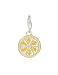 Produktbild Thomas Sabo Damen Charm-Anhänger Zitrone Lemon Charm Club 925 Sterling Silber 1835-041-4