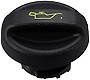 X AUTOHAUX Engine Fuel Tank Cap Gas Oil Filler Plug Cover Replace 11127572848 for Mini Cooper 2007-2012 Black