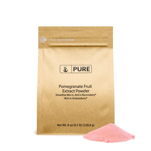 Pomegranate Powder (8 oz) Natural & Vegan, Non-GMO & Gluten-Free, Antioxidant