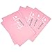 RXBC2011 Thank you for your order card Modern Script with heart Postcard Size 4x6 Inch Pack of 50 Pink