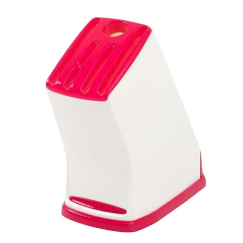 Bloque de cuchillos – Soporte portacuchillos, soporte organizador de cuchillos que ahorra espacio | Almacenamiento de utensilios de cocina con orificio de drenaje, portacuchillos de cocina para