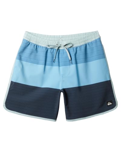 Quiksilver Men's Standard Surfsilk Tijuana 17Nb Elastic Waist Volley Swim Trunk, Alaskan Blue