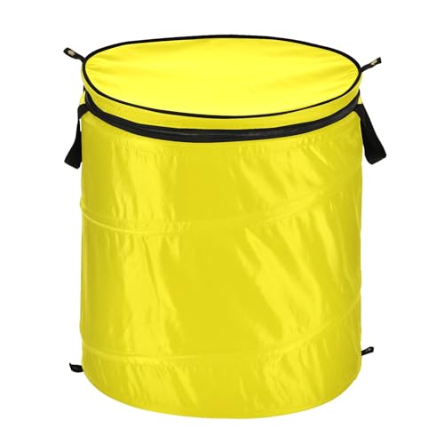 Canary Yellow Collapsible Laundry Hamper Collapsible Organizer Basket for Laundry Room, Bathroom, Kids Room, College Dorm, Travel
