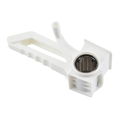 Rallador de queso portátil – Trituradora giratoria con mango cómodo, utensilio ergonómico y | Herramienta de cocina versátil para verduras, patatas, queso, hornear, preparación de sala
