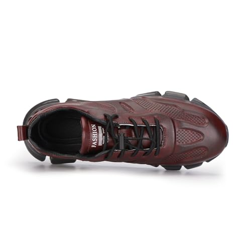 Welford Men’s Fashion Sneaker Classic Leather Casual Shoes Slip On Business Walking Shoes3