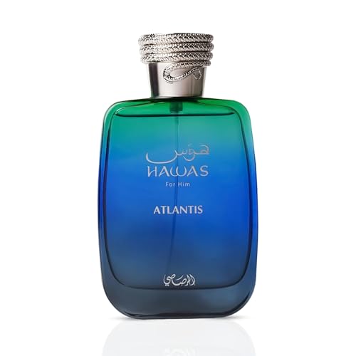 Image of RASASI Hawas Atlantis Eau de Parfum for Men, 100ml (3.4 oz) Fresh & Modern Scent Spray
