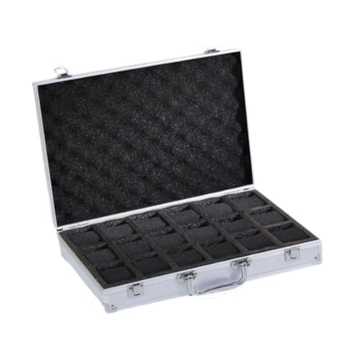 Colcolo Maleta para reloj, elegante pantalla para reloj, caja para reloj de lujo impermeable a prueba de golpes, estuche de transporte para coleccionistas de