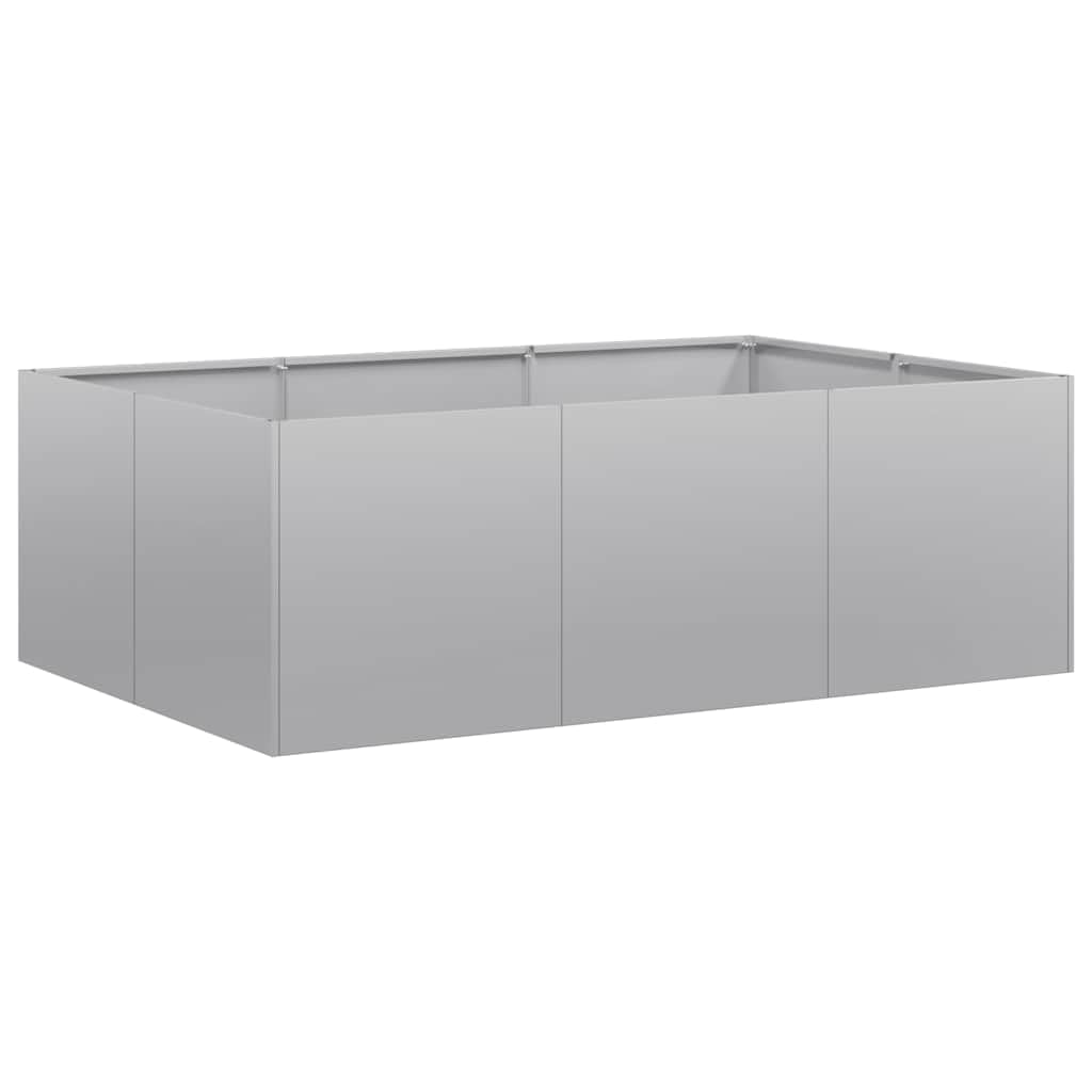 vidaXL Planter 120x80x40 cm Galvanised Steel — image 1