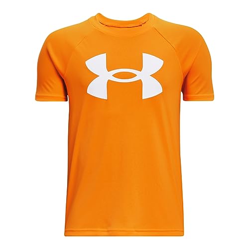 Image of Under Armour Boys' Tech Hybrid Printed Fill Short-Sleeve T-Shirt