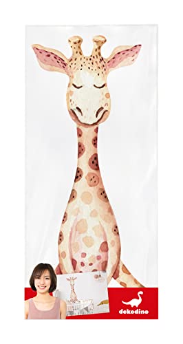 Dekodino® Adesivo murale giraffa ad acquerello