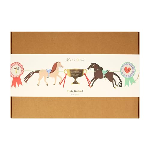 Image of Meri Meri Horse Party Banner (Pack of 1). 13' Party Garland Including Excess Cord