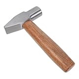 CLISPEED Martillo Pequeño de de Pato con Mango de Madera Minimartillo Antideslizante para Joyería Carpintería y Reparaciones Domésticas Herramienta Portátil para Camping y Bricolaje