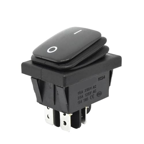Interruptor KCD4-201 de 4 pines para reparar electrodomésticos y maquinaria