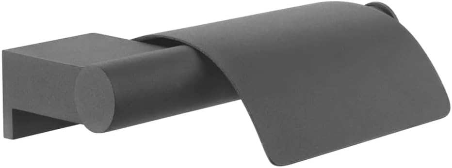 Tiger Toilet Roll Holder, Stainless Steel, Black, 16.8 x 5.2 x 13.4 cm