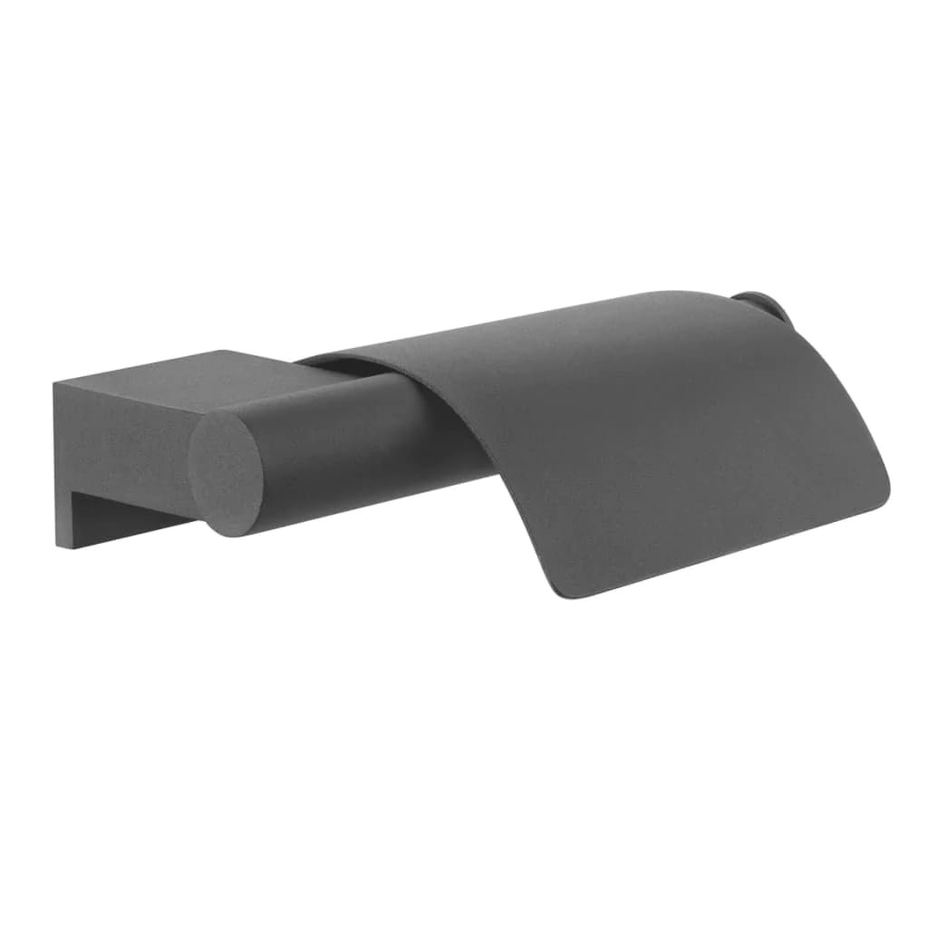 Tiger Bold Toilet Roll Holder With Cover, Black